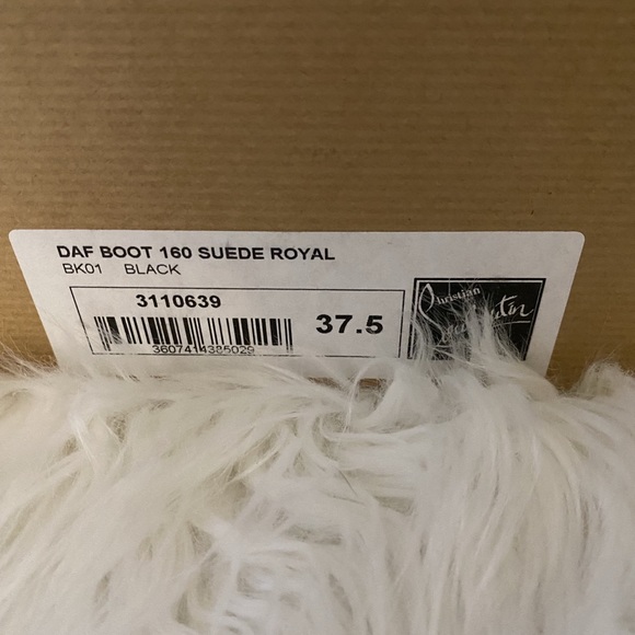 Christian Louboutin Daf Royal Boots Size 37.5 - Picture 8 of 9